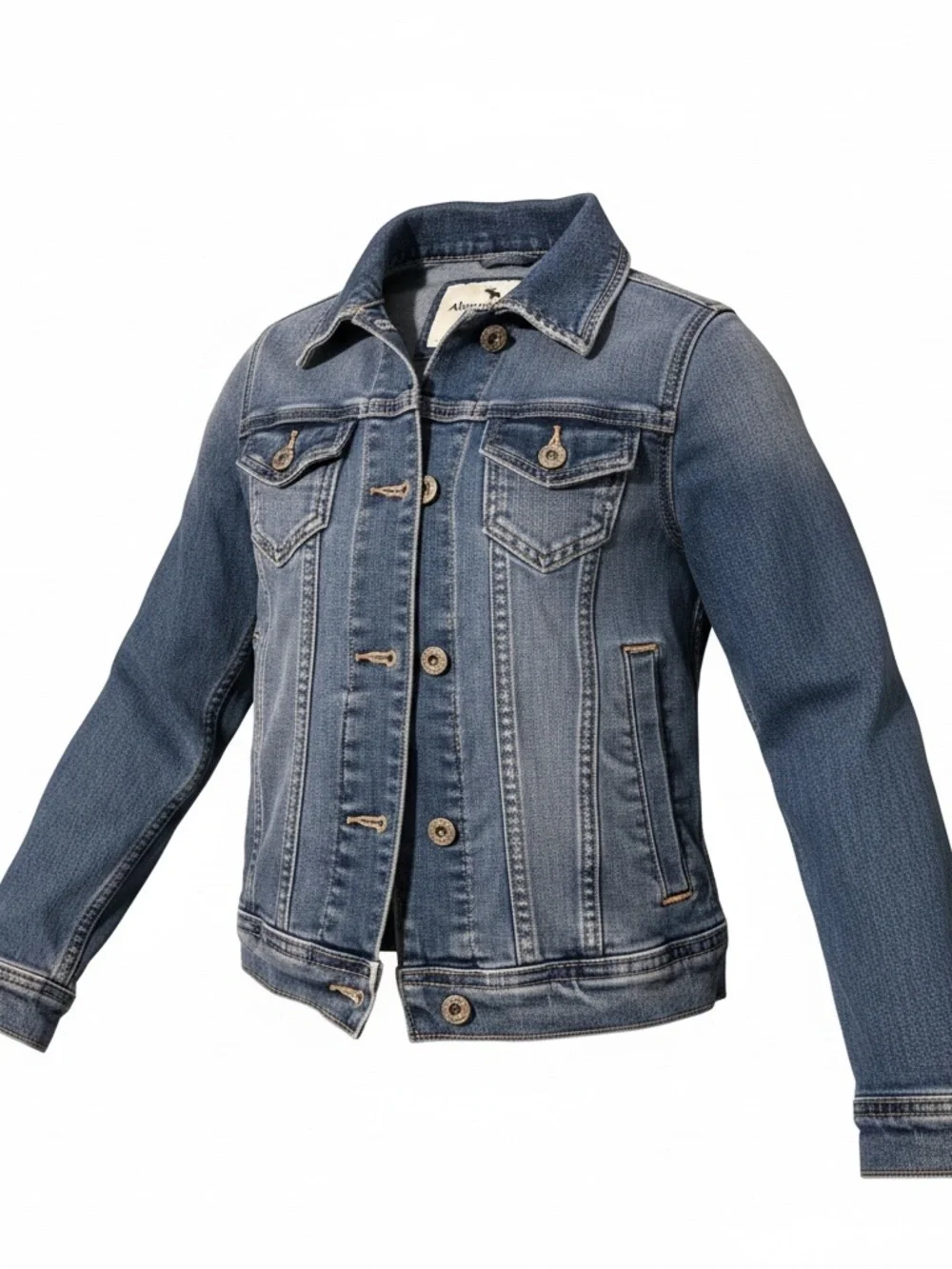 Abercrombie & Fitch Boys' Blue Denim Jean Jacket